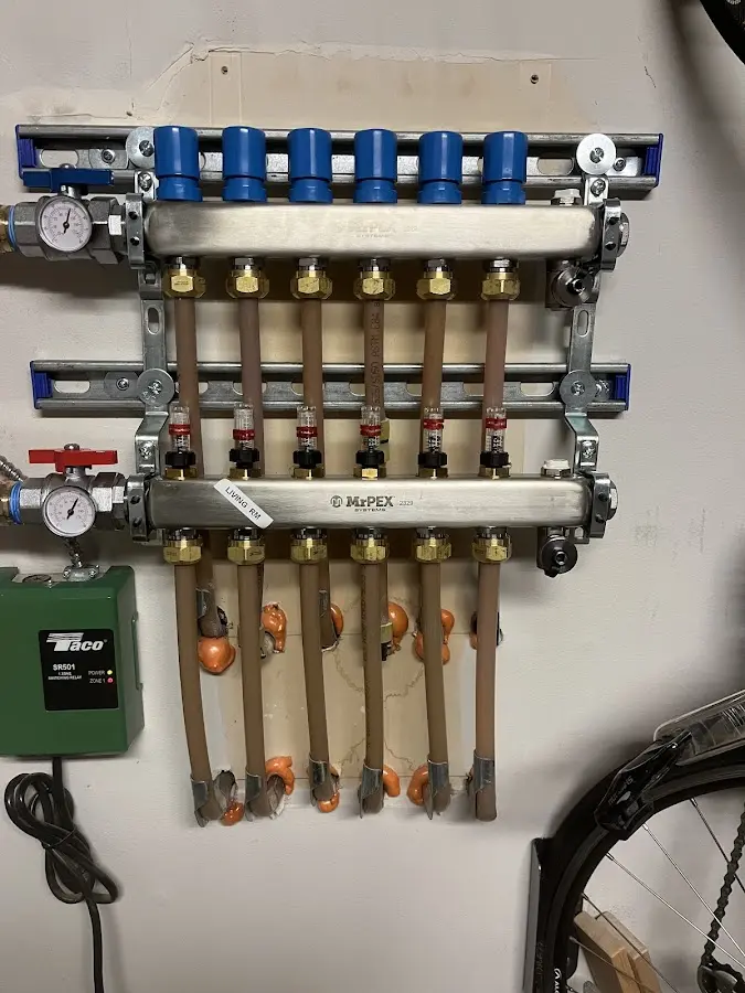 Plumber performing Gas Leak Detection at a residential property in Port Chester